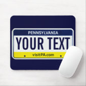 Pennsylvania-Kfz-KennzeichenMausunterlage Mousepad (Mit Mouse)