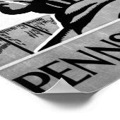 Pennsylvania Kohleposter WPA 1938 Poster (Ecke)