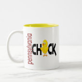 Pennsylvania-Küken 1 Zweifarbige Tasse (Links)
