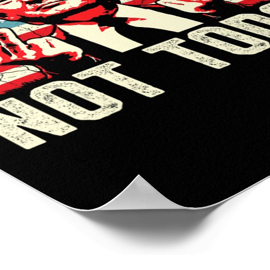 Pennsylvania Kundgebung schoss heute nicht Poster (Ecke)