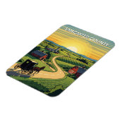 Pennsylvania Lancaster Landkreis Travel Magnet (Linke Seite)