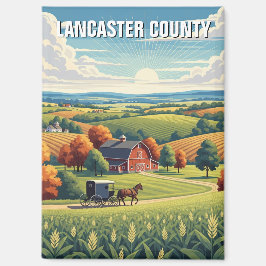 Pennsylvania Lancaster Landkreis Travel Magnet