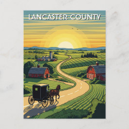 Pennsylvania Lancaster Landkreis Travel Postkarte