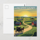 Pennsylvania Lancaster Landkreis Travel Postkarte (Vorne/Hinten)