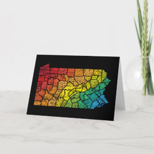 Pennsylvania Landkreis Karte