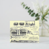 Pennsylvania Limited 1887 Postkarte (Stehend Vorderseite)