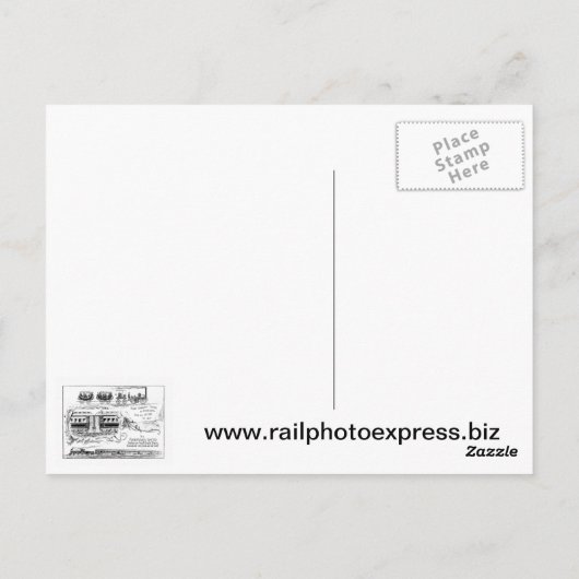 Pennsylvania Limited 1887 Postkarte (Rückseite)