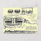 Pennsylvania Limited 1887 Postkarte (Vorderseite)