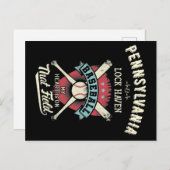 Pennsylvania Lock Haven Baseball Postkarte (Vorne/Hinten)
