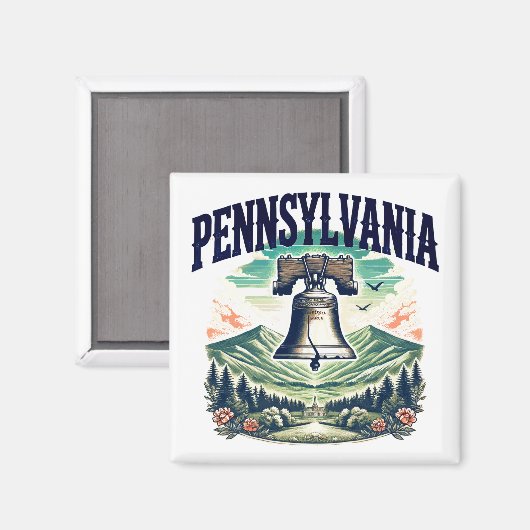 Pennsylvania Magnet (Vorderseite/Rückseite)
