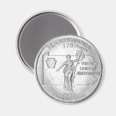 Pennsylvania Magnet (Vorderseite/Rückseite)