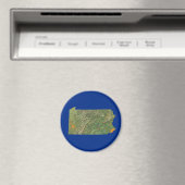 Pennsylvania Map Magnet (In Situ (Geschirrspüler))
