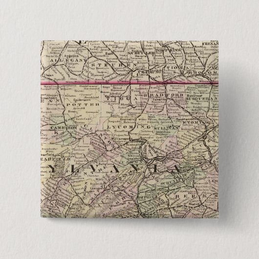 Pennsylvania, Maryland, New Jersey, Delaware Button (Vorderseite)