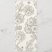 Pennsylvania-Mountain-Laurel-Hochzeitsprogramm Programm (Rückseite)