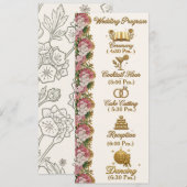 Pennsylvania-Mountain-Laurel-Hochzeitsprogramm Programm (Vorne/Hinten)
