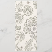 Pennsylvania Mountain Laurel Hochzeitsprogrammkart Programm (Rückseite)