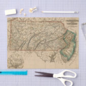 Pennsylvania, New-Jersey Seidenpapier (Handwerk)