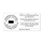Pennsylvania Notary Public Recognition Briefmarke Permastempel (Design)