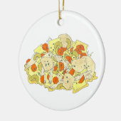 Pennsylvania PA Dutch Amish Food Chicken Pot Pie Keramik Ornament (Links)