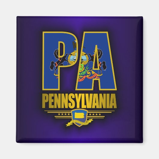 Pennsylvania (PA) Magnet (Vorne)