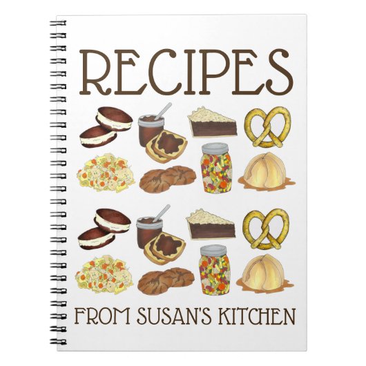 Pennsylvania PA Niederländische Rezepte Personalis Notizblock (Vorderseite)