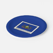 Pennsylvania Pappteller (Schrägansicht)