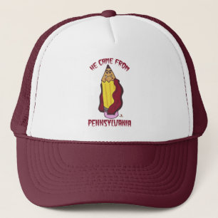 Pennsylvania Pencil Vampire Cartoon Funny Logo Truckerkappe