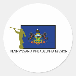 PENNSYLVANIA PHILADELPHIA MISSION LDS CTR RUNDER AUFKLEBER