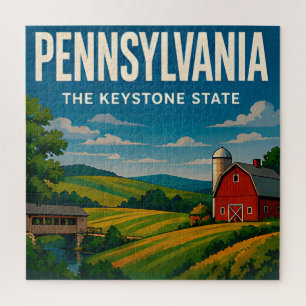 Pennsylvania Philadelphia Pittsburgh Historische R Puzzle