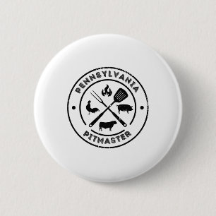 Pennsylvania Pitmaster BBQ-Raucher grillt Barbecue Button