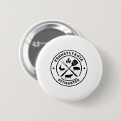 Pennsylvania Pitmaster BBQ-Raucher grillt Barbecue Button (Vorne & Hinten)