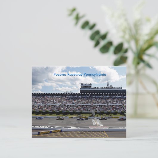 Pennsylvania Pococo Raceway Postcard Postkarte (Stehend Vorderseite)