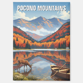 Pennsylvania Pocono Berge Reisen Magnet