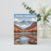 Pennsylvania Pocono Berge Reisen Postkarte (Stehend Vorderseite)