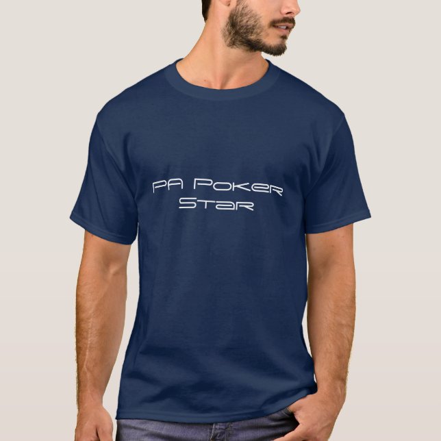 Pennsylvania-Poker-Stern T-Shirt (Vorderseite)
