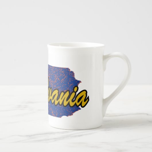 Pennsylvania Porzellantasse (Rechts)