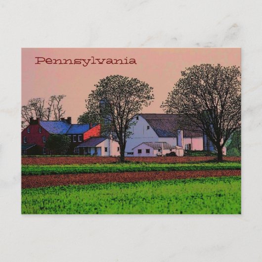 Pennsylvania Postcard Postkarte (Vorderseite)