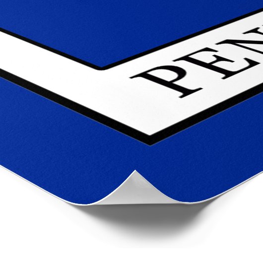 Pennsylvania Poster (Ecke)