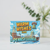 PENNSYLVANIA Postkarte (Stehend Vorderseite)