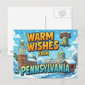 PENNSYLVANIA Postkarte (Vorne/Hinten)