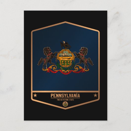 Pennsylvania Postkarte (Vorderseite)