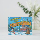 PENNSYLVANIA Postkarte (Stehend Vorderseite)