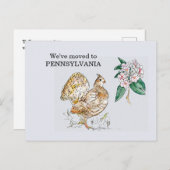 Pennsylvania Postkarte (Vorne/Hinten)