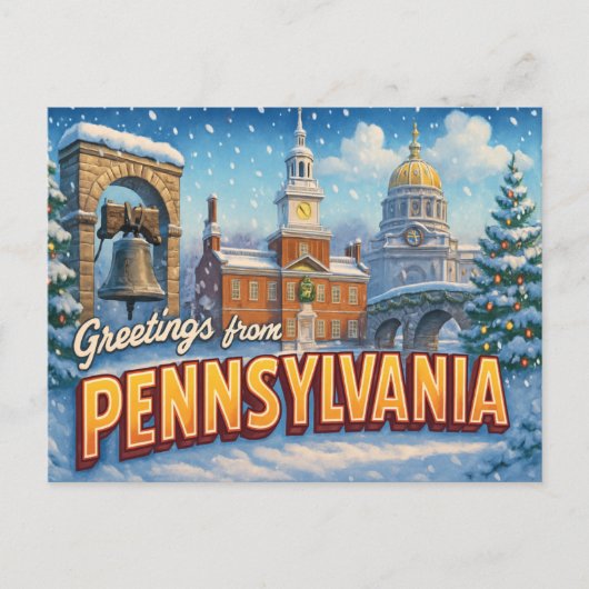 PENNSYLVANIA Postkarte (Vorderseite)