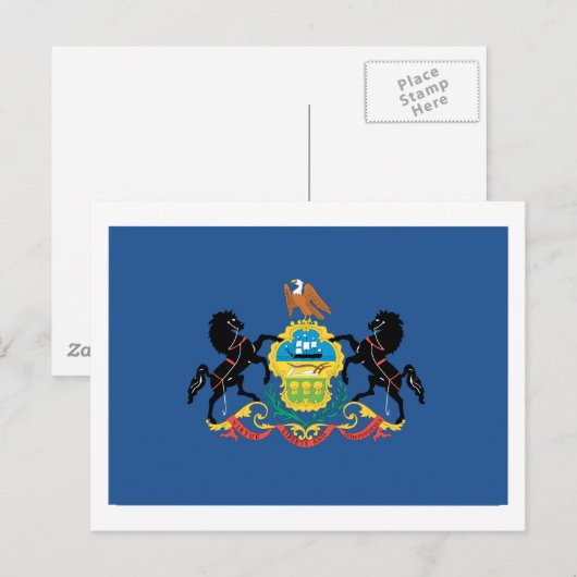 PENNSYLVANIA POSTKARTE (Vorne/Hinten)