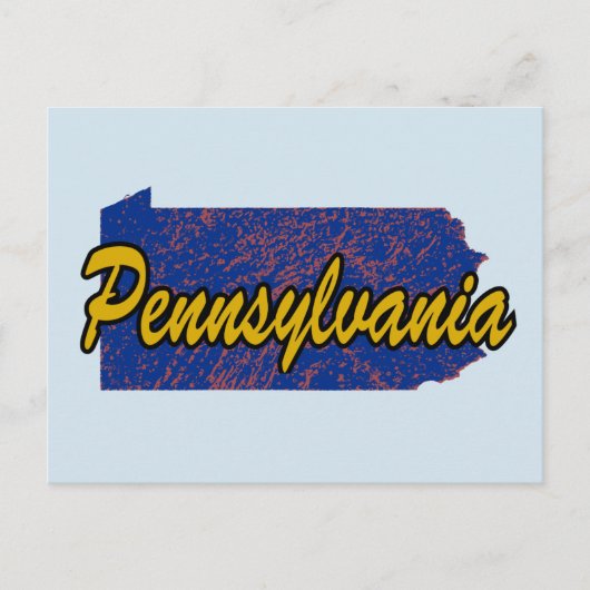 Pennsylvania Postkarte (Vorderseite)
