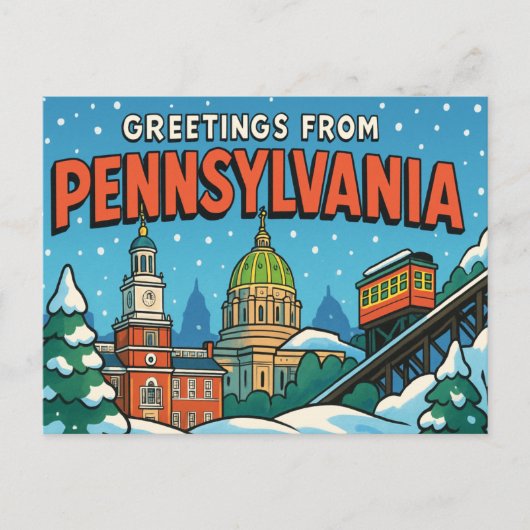 PENNSYLVANIA Postkarte (Vorderseite)