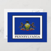 Pennsylvania Postkarte (Vorne/Hinten)