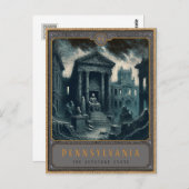 Pennsylvania | Postkarte Gothic Art (Vorne/Hinten)
