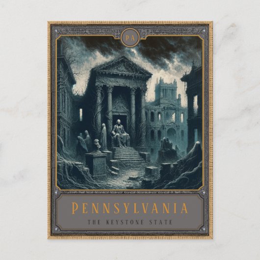 Pennsylvania | Postkarte Gothic Art (Vorderseite)